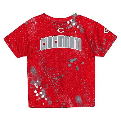 Toddler Outerstuff Red Cincinnati Reds Pinch Hitter T-Shirt & Shorts Set