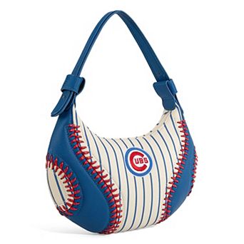 Montana West Chicago Cubs White Shoulder Hobo Bag