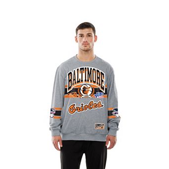 Men's New Era Gray Baltimore Orioles Sport Classics Sweatshirt