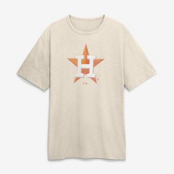 Men's Fanatics Tan Houston Astros Stadium Slub T-Shirt