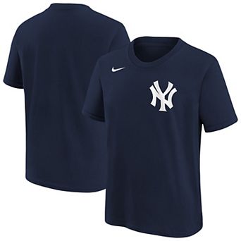 Youth Nike Athletic Navy New York Yankees Wordmark T-Shirt