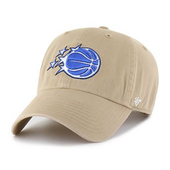 Men's '47 Khaki Orlando Magic Logo Clean Up Adjustable Hat