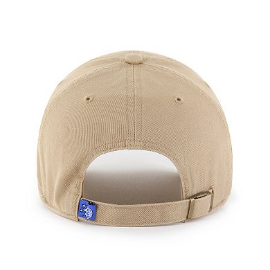 Men's '47 Khaki Orlando Magic Logo Clean Up Adjustable Hat