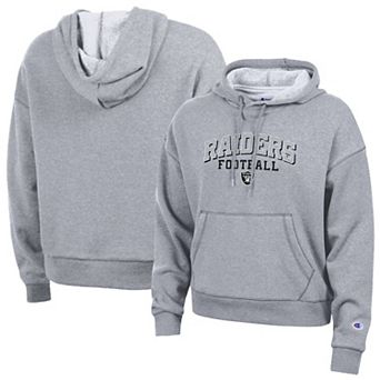 Women's Champion Gray Las Vegas Raiders Triumph Tri-Blend Hoodie