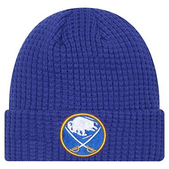 Men's New Era Royal Buffalo Sabres Waffle Cuffed Knit Hat