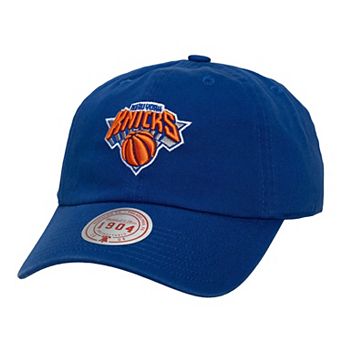 Men's Mitchell & Ness Blue New York Knicks Hardwood Classics 1904 Adjustable Hat