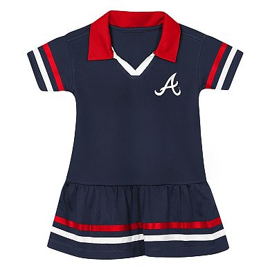 Toddler Outerstuff Navy Atlanta Braves Star Player Dress