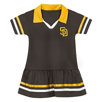 Toddler Outerstuff Brown San Diego Padres Star Player Dress