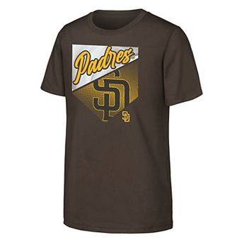 Youth Outerstuff Brown San Diego Padres Prime Plate T-Shirt