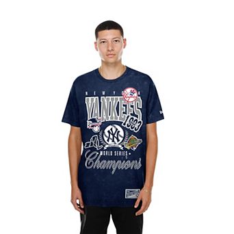 Men's New Era Navy New York Yankees Mineral Wash T-Shirt