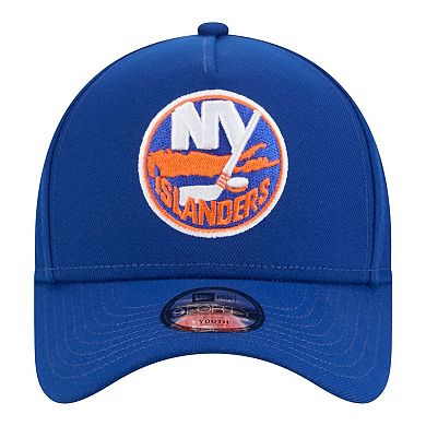 Youth New Era Royal New York Islanders 9FORTY A-Frame Adjustable Hat