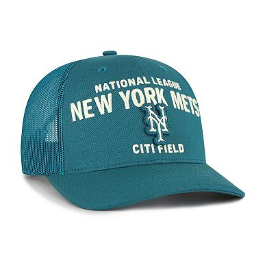 Men's '47 Teal New York Mets Contemporary Hitch Adjustable Trucker Hat