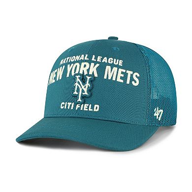Men's '47 Teal New York Mets Contemporary Hitch Adjustable Trucker Hat