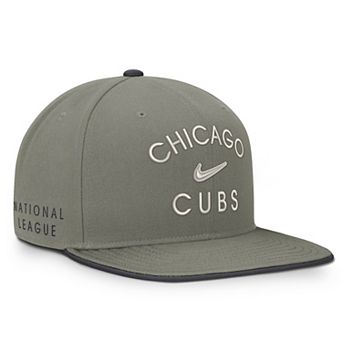Men's Nike Olive Chicago Cubs Pro Dri-FIT Snapback Hat