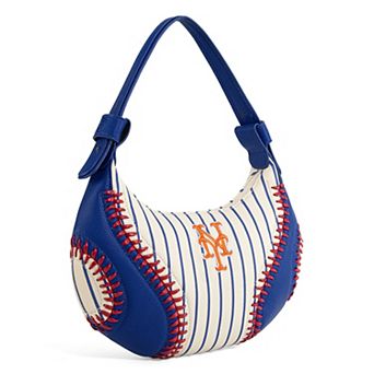 Montana West New York Mets White Shoulder Hobo Bag