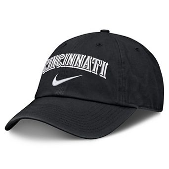 Men's Nike Black Cincinnati Reds Primetime Club Adjustable Hat