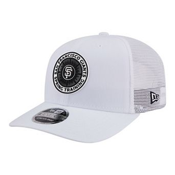 Men's New Era White San Francisco Giants 2026 Spring Training Fan Pack 9SEVENTY Adjustable Trucker Hat