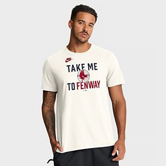 Men's Nike Cream Boston Red Sox Cooperstown Collection 70s Inspired T-Shirt
