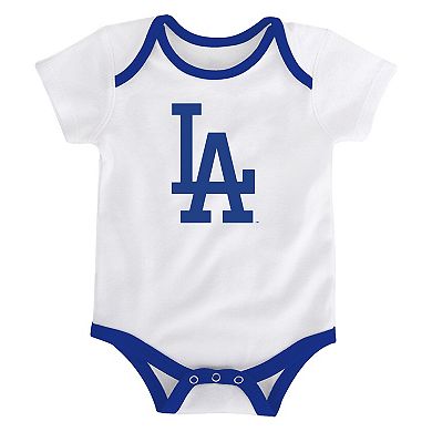 Infant Outerstuff Los Angeles Dodgers Home Team 3-Pack Bodysuit Set