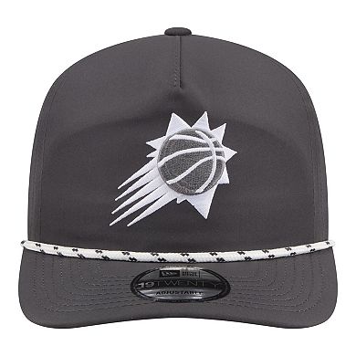 Men's New Era Graphite Phoenix Suns Tonal Rope 19TWENTY Adjustable Hat