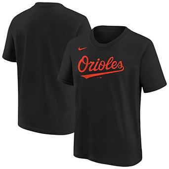 Youth Nike Black Baltimore Orioles Wordmark T-Shirt