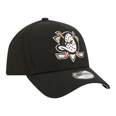 Youth New Era Black Anaheim Ducks 9FORTY A-Frame Adjustable Hat