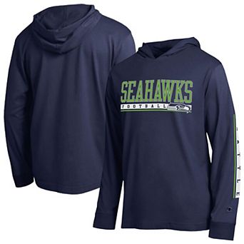 Men's Champion College Navy Seattle Seahawks All Star Hooded T-Shirt