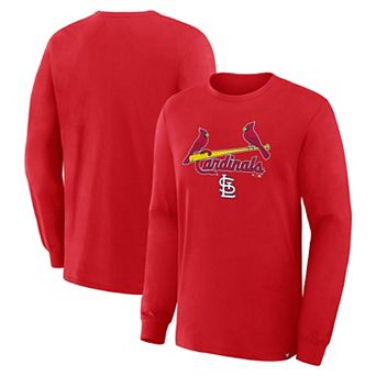Men's Fanatics Red St. Louis Cardinals Lock-Up Legacy Long Sleeve T-Shirt