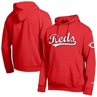 Men's Champion Red Cincinnati Reds All Star Wordmark Hoodie