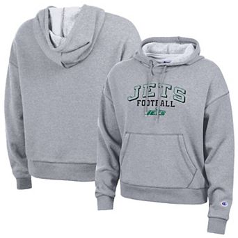 Women's Champion Gray New York Jets Triumph Tri-Blend Hoodie