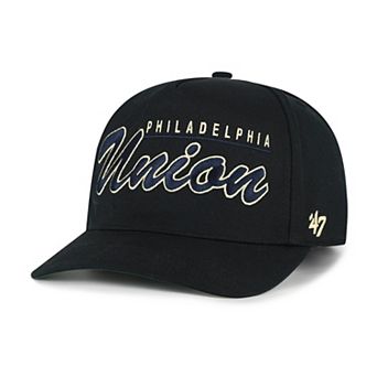 Men's '47 Black Philadelphia Union Brushmark Hitch Adjustable Hat