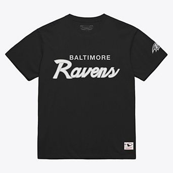 Men's Mitchell & Ness Black Baltimore Ravens Head Coach Classic T-Shirt