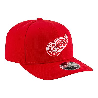 Men's New Era Red Detroit Red Wings 9SEVENTY Stretch-Snap Adjustable Hat