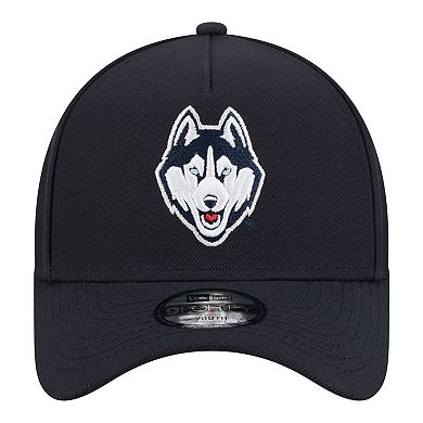 Youth New Era Navy UConn Huskies 9FORTY A-Frame Adjustable Hat