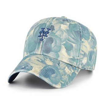 Women's '47 Blue New York Mets Gardenia Clean Up Adjustable Hat