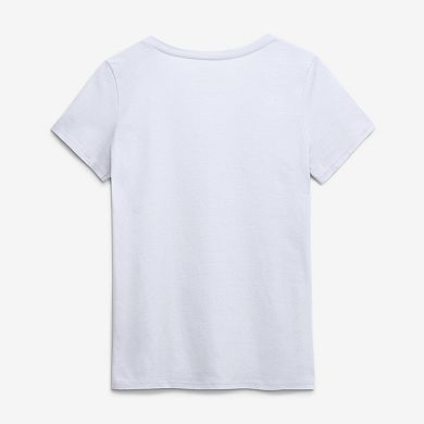 Women's Logo Athletic White Seattle Seahawks Primary Logo V-Neck T-Shirt
