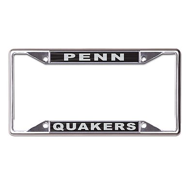 WinCraft Pennsylvania Quakers Metal License Plate Frame