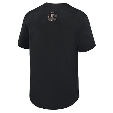 Men's Fanatics Black Inter Miami CF Maximum Intensity Button-Up Jersey
