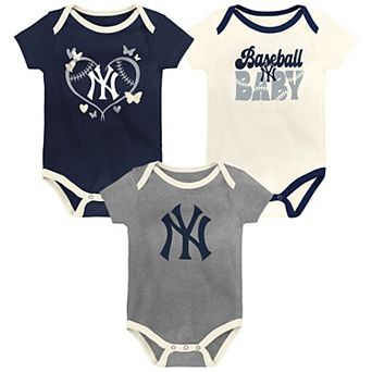 Infant Outerstuff New York Yankees Home Team 3-Pack Bodysuit Set
