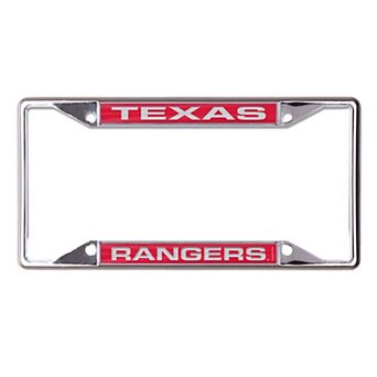 WinCraft Texas Rangers Inlaid License Plate Frame