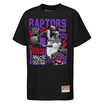 Youth Mitchell & Ness Vince Carter Black Toronto Raptors Star Moment T-Shirt
