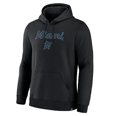 Men's Fanatics Black Miami Marlins Lock-Up Legacy Hoodie