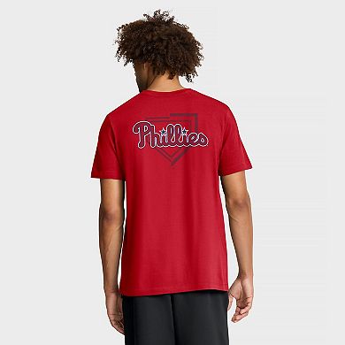 Men's Nike Red Philadelphia Phillies Primetime 2-Hit T-Shirt