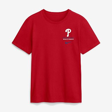 Men's Nike Red Philadelphia Phillies Primetime 2-Hit T-Shirt