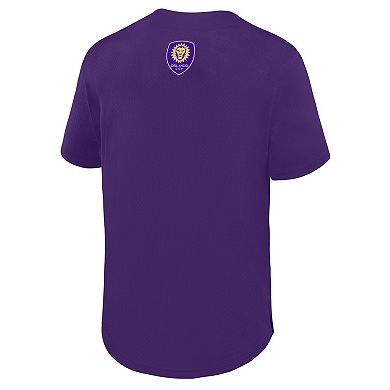 Men's Fanatics Purple Orlando City SC Maximum Intensity Button-Up Jersey