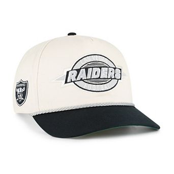 Men's '47 Natural Las Vegas Raiders Frame Out Two Tone Hitch Adjustable Hat