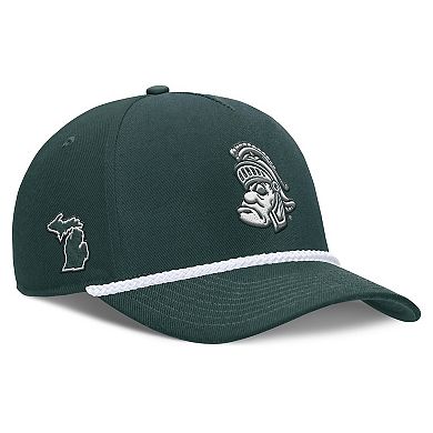 Unisex Nike Green Michigan State Spartans 2026 Basketball Refresh 5-Panel Rope Rise Hat