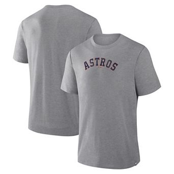 Men's Fanatics Heather Gray Houston Astros Play Tribute Tri-Blend T-Shirt
