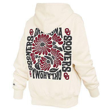 Women's Pressbox Cream Oklahoma Sooners Elena Janise Hoodie