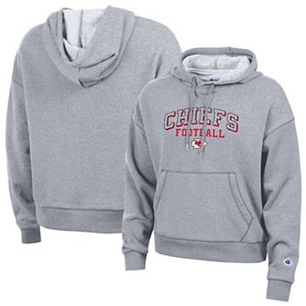 Women's Champion Gray Kansas City Chiefs Triumph Tri-Blend Hoodie